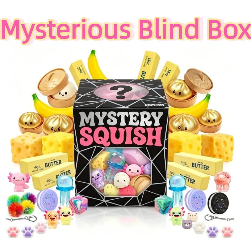 Mystery Box Blind Bag - 100가지 스타일의 스퀴시 스퀴즈 피젯 블라인드