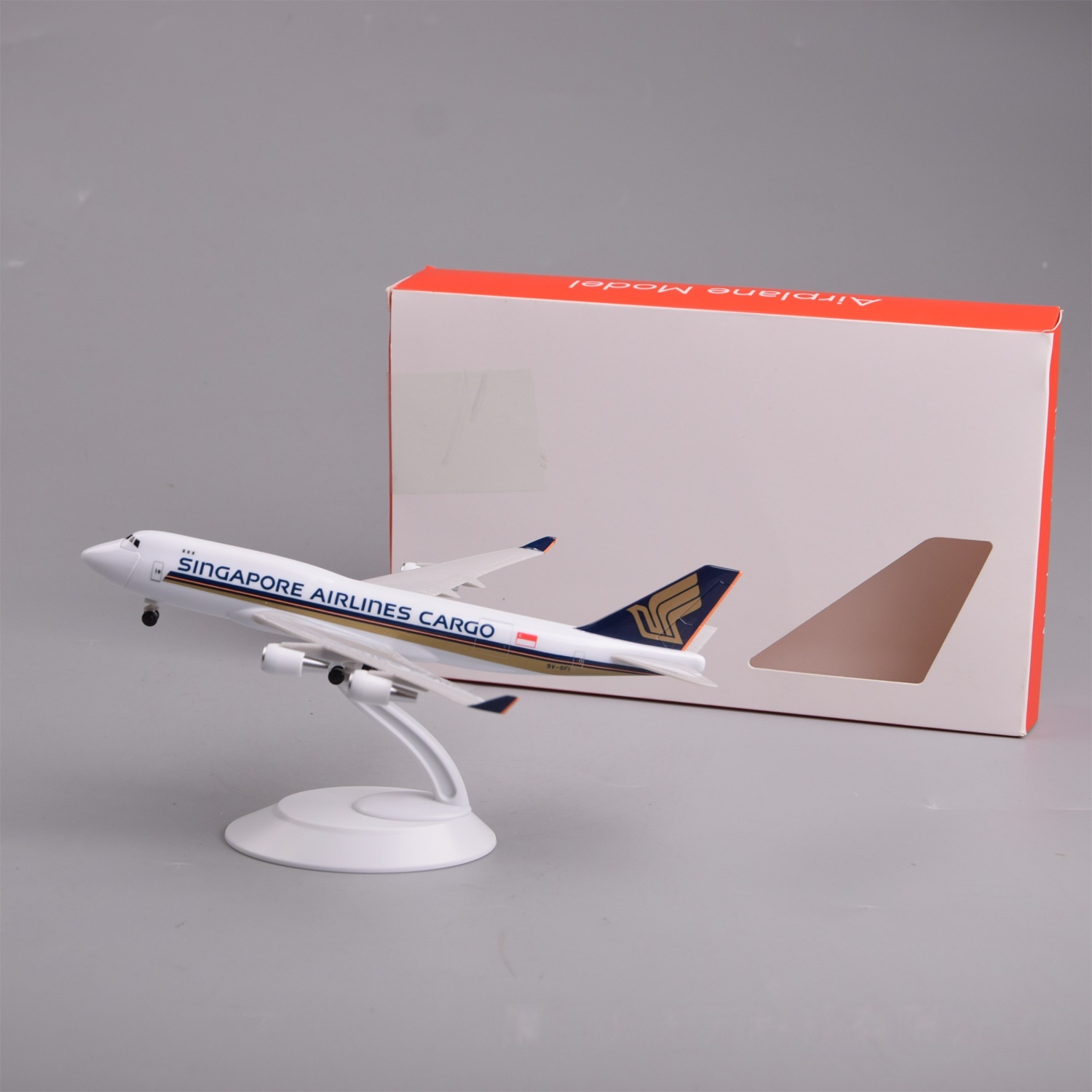 Model Airplane Plastic - 20cm ABS 플라스틱 싱가포르 카고 B747-400