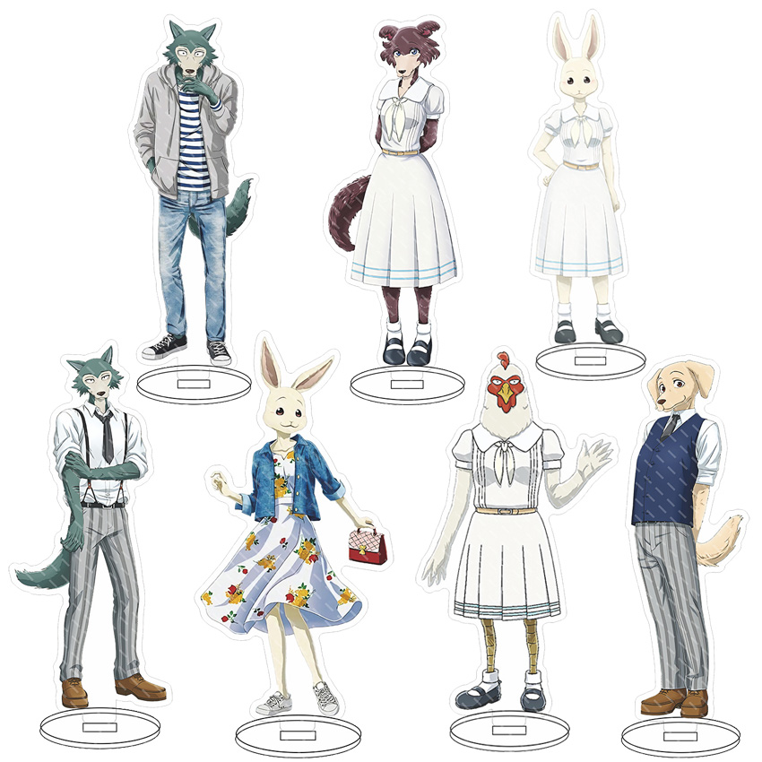 Figma Stand Set - 16CM 애니메이션 BEASTARS Legoshi Louis Juno