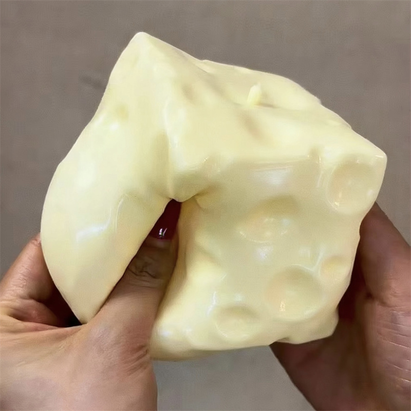 Fidget Cube Original - 점보 치즈 큐브 스트레스 볼 큰