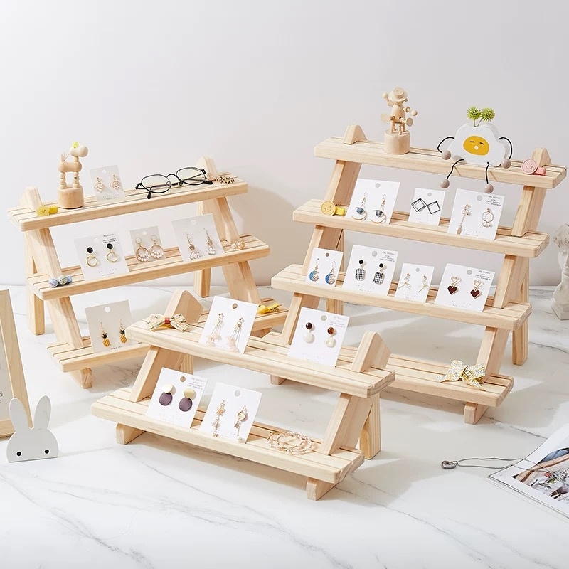 Display Risers Set - 귀 스터드 홀더 라이저 다층 디스플레이