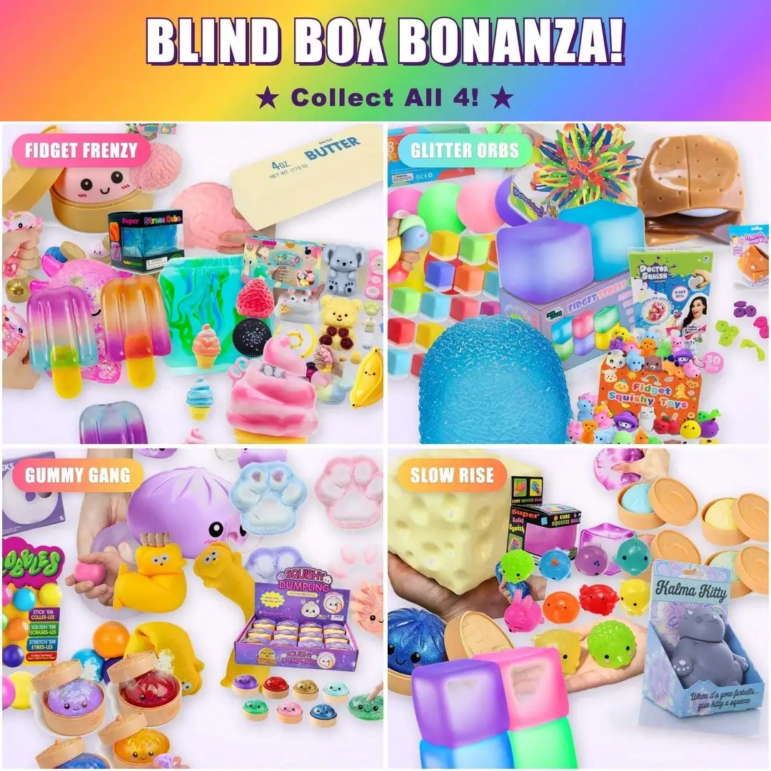 100가지 스타일의 스퀴시 스퀴즈 피젯 블라인드 박스  - Mystery Box Blind Bag 리뷰 및 가격