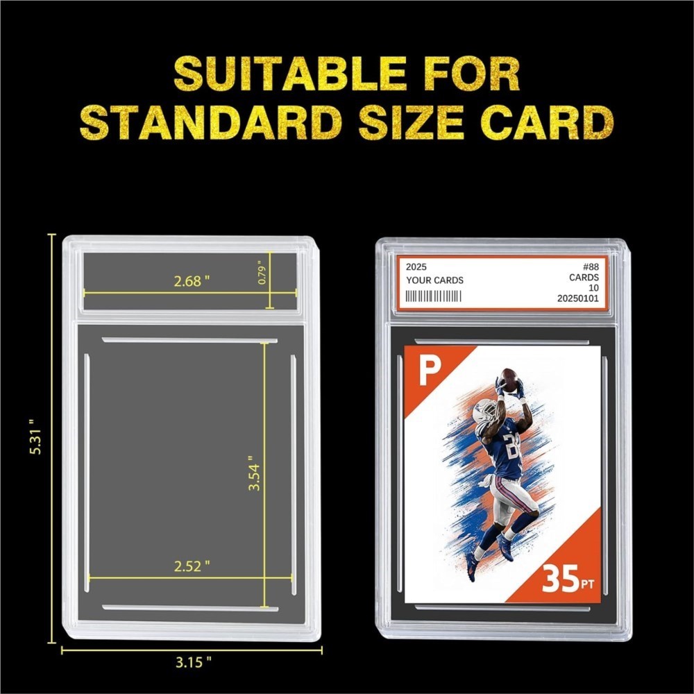 등급별 카드 슬래브 아크릴 카드 케이스 홀더(라벨 슬롯 - Graded Card Display 리뷰 및 가격