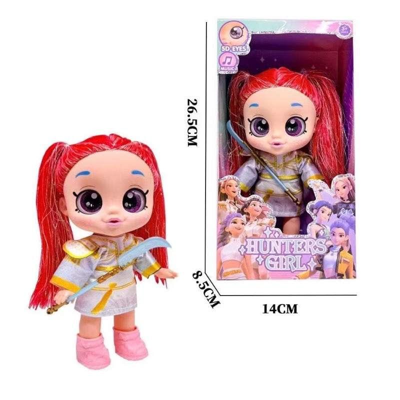 헌터즈 걸 K-팝 데몬 인형 13인치 5D 눈 뮤직 라 - Vinyl Figure Blank 리뷰 및 가격