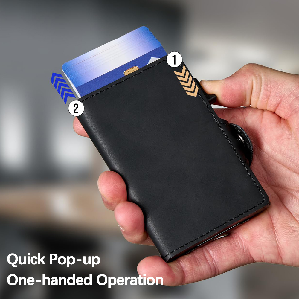 CASEKEY 남성용 카드 소지자 프리미엄 빈티지 가죽 - Card Top Loader 리뷰 및 가격