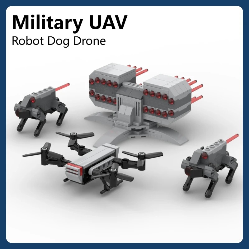 제2차 세계대전 군사 액세서리 UAV 로봇 개 드론 블 - Lego Minifigure Holder 리뷰 및 가격