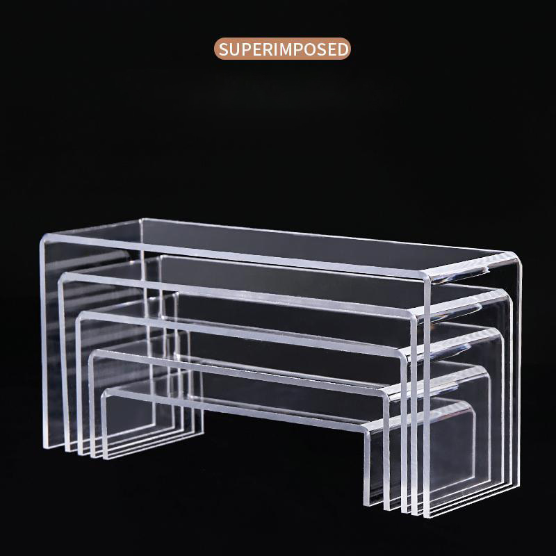 U자형 아크릴 디스플레이 라이저 선반, 쇼케이스 고정물 - Pop Display Shelf 리뷰 및 가격