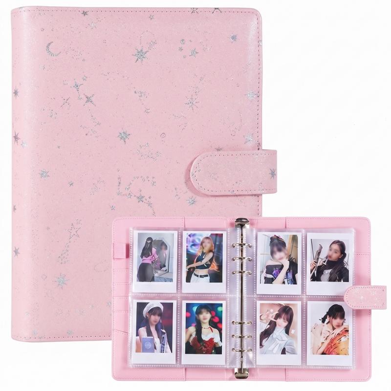 A5 6링 루즈리프 포토카드 바인더 세트 PU 가죽 자 - Trading Card Binder 리뷰 및 가격