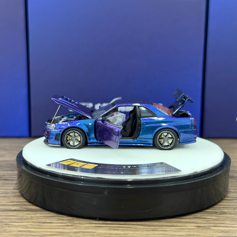PGM 1:64 리버티 워크 GTR R34 HEC 다이 - Die Cast Car 1 64 리뷰 및 가격