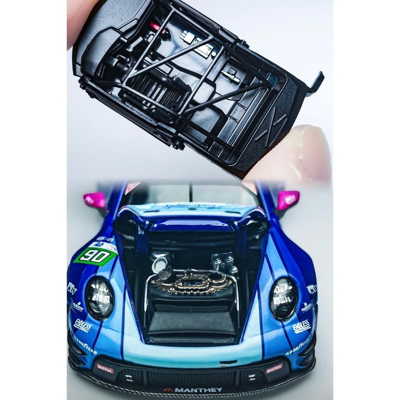 트렌즈 하비-TH 1/64 포르쉐 911 GT3 R 르 - Die Cast Car 1 64 리뷰 및 가격