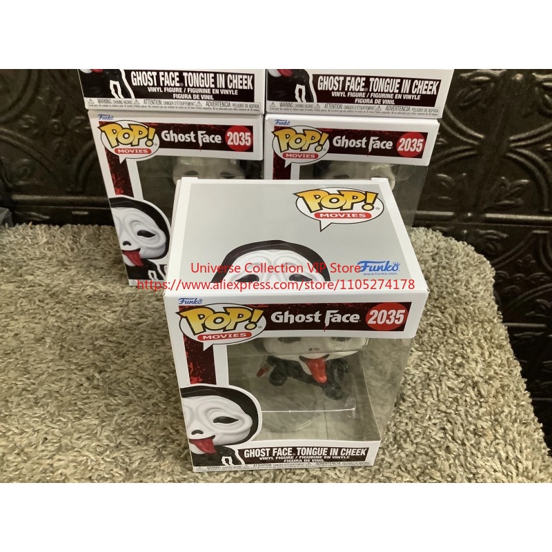 펀코 팝 스크림 고스트 페이스 혀가 볼에 들어있는 모습 - Funko Pop Protector 리뷰 및 가격