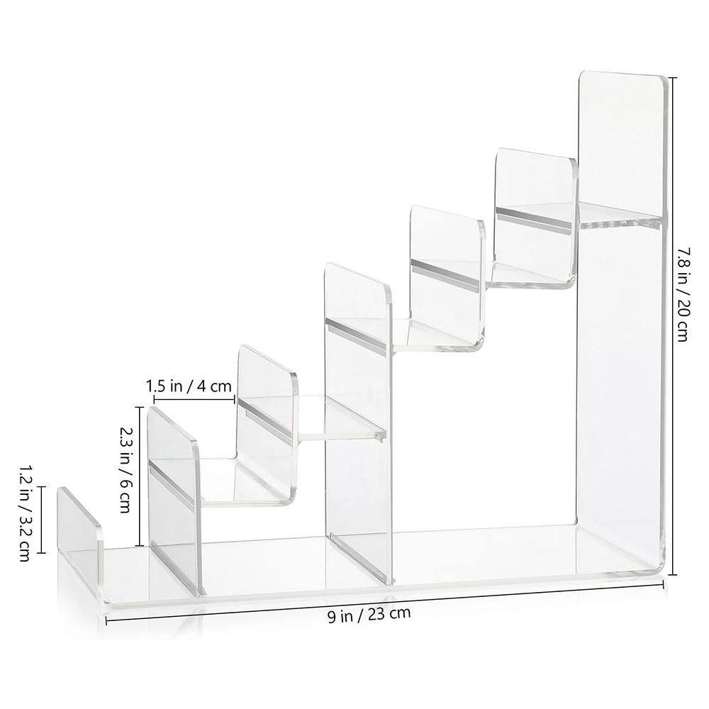 아크릴 투명 디스플레이 라이저 내구성 6 계층 투명 보 - Display Risers Set 리뷰 및 가격