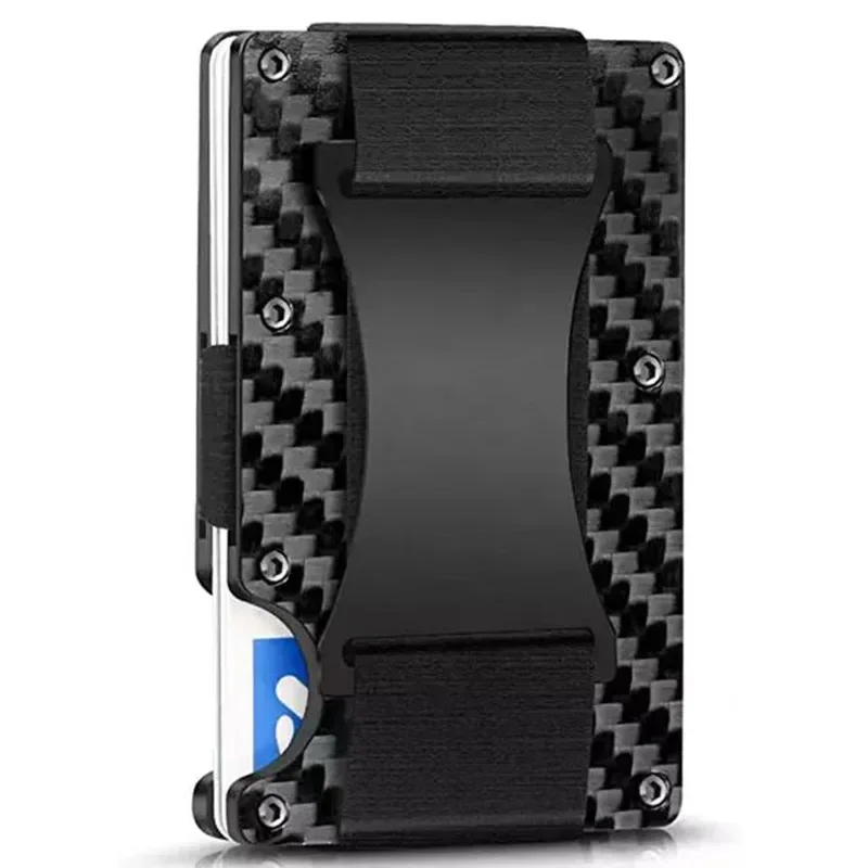 RFID 비즈니스 카드 홀더 탄소 섬유 카드 홀더 지갑 - Card Top Loader 리뷰 및 가격