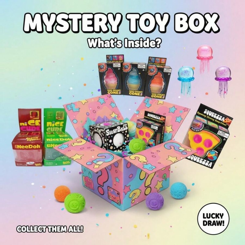 2026 핫 큐트 큐브 & 오션 스퀴시 블라인드 박스, - Mystery Box Blind Bag 리뷰 및 가격