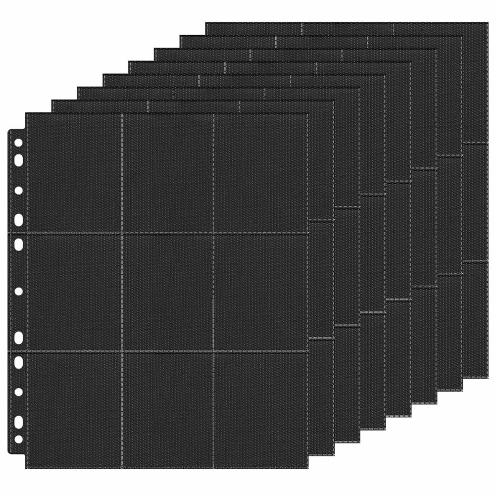 10개입 9포켓 A4 트레이딩 카드 바인더 페이지 측면 - Trading Card Binder 리뷰 및 가격