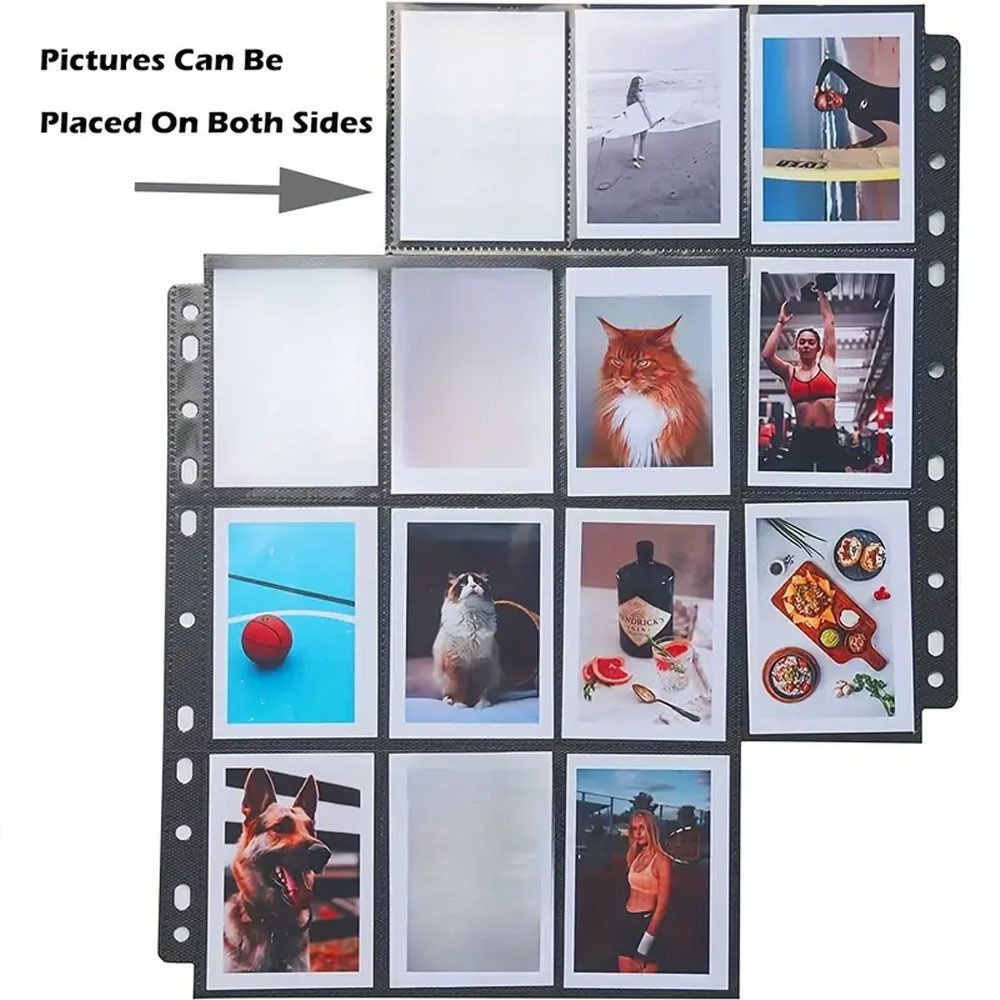 10개입 9포켓 A4 트레이딩 카드 바인더 페이지 측면 - Trading Card Binder 리뷰 및 가격