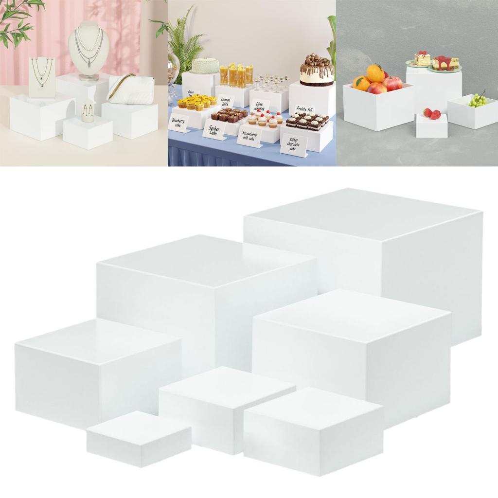 7 조각 아크릴 큐브 디스플레이 박스 라이저 디스플레이 - Display Risers Set 리뷰 및 가격