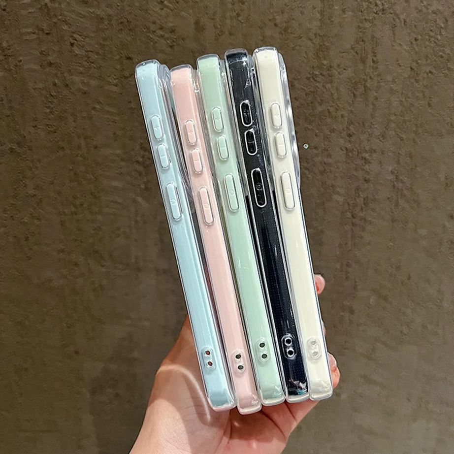 럭셔리 캔디 컬러 프레임 투명 백 케이스 삼성 갤럭시  - Display Case Acrylic 리뷰 및 가격