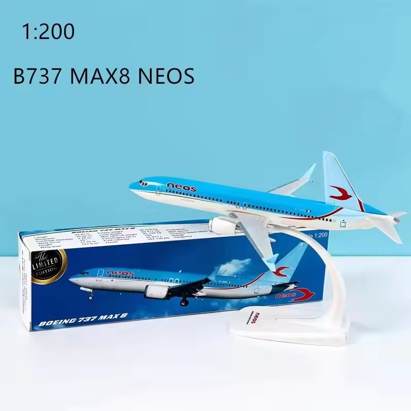 1:200 스케일 B737 MAX8 네오스 항공사 AB - Model Airplane Plastic 리뷰 및 가격