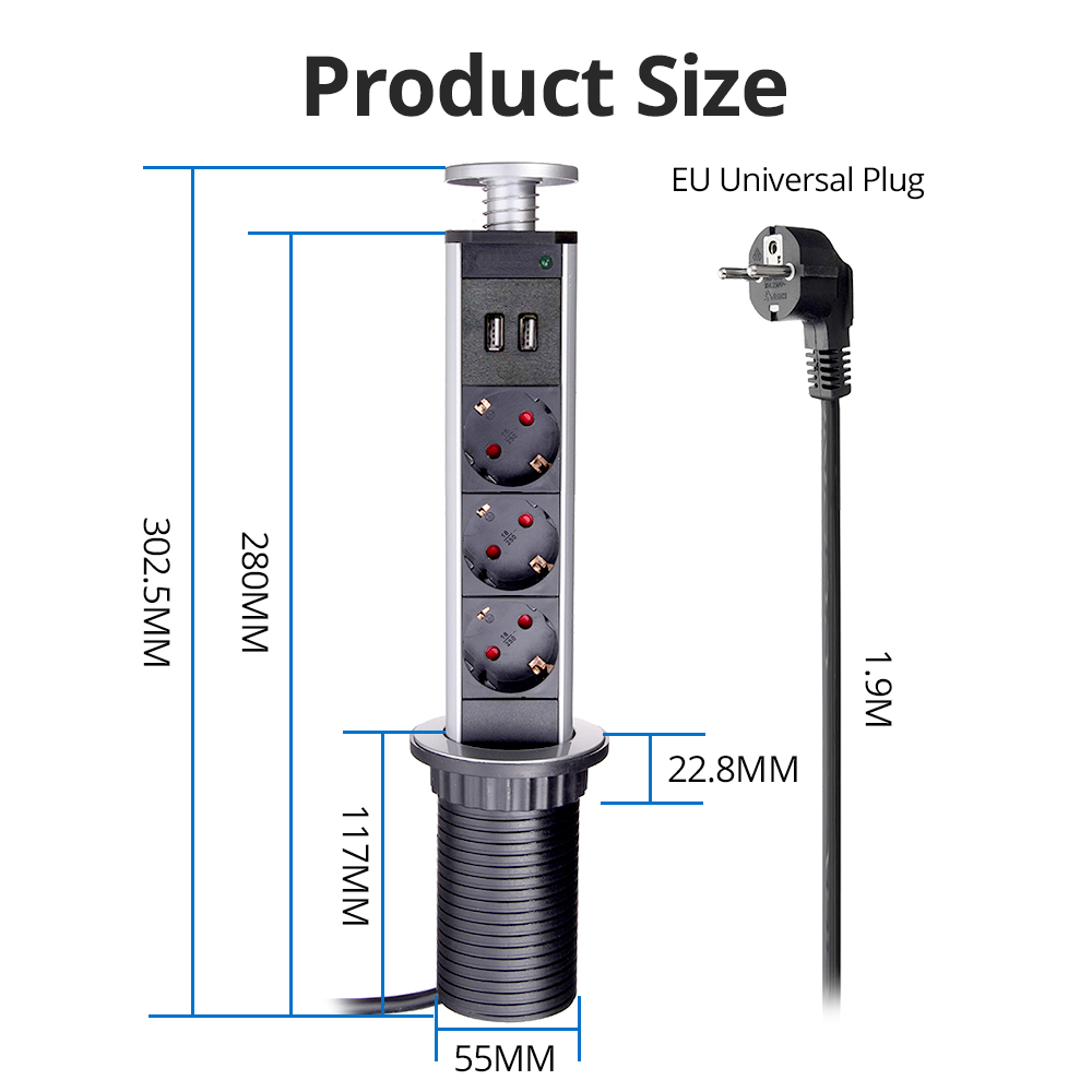 월패드 풀팝업 데스크탑 소켓 3구 2.4A USB 포트 - Pop Display Shelf 리뷰 및 가격