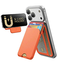 맥세이프 월렛, 5 카드 수납, 슬림 가죽 마그네틱 지 - Card Top Loader 리뷰 및 가격