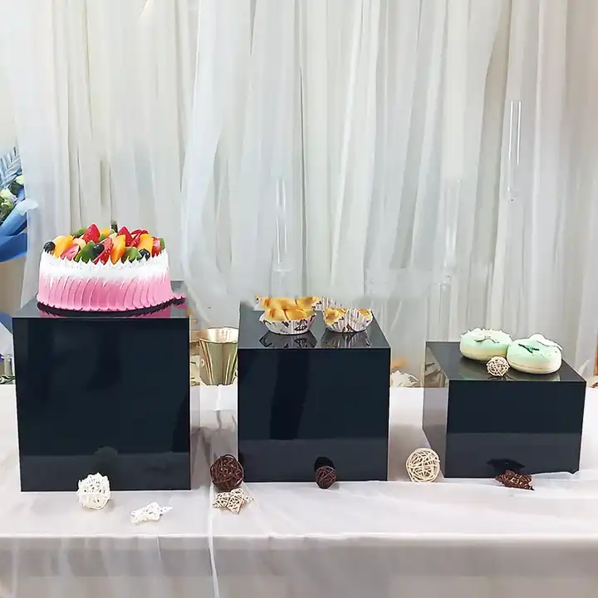 5 개/대) 디저트 테이블 장식 차가운 식사 스탠드 차 - Display Risers Set 리뷰 및 가격
